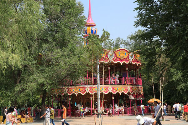 summer trip to China Harbin Amusement Park
